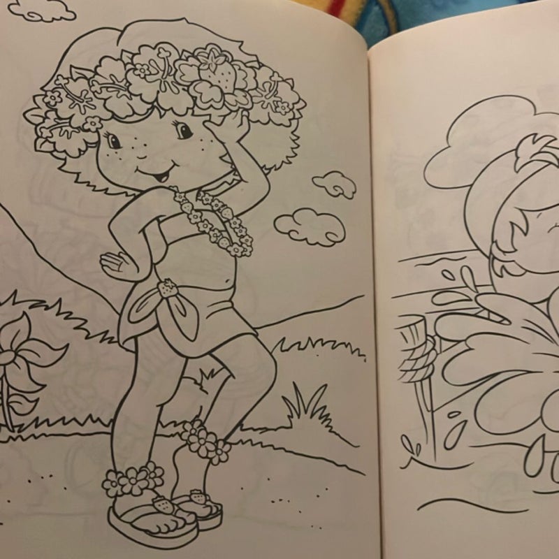 Strawberry shortcake coloring book