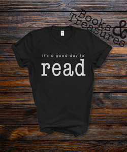 A Good Day to Read T-Shirt Handmade