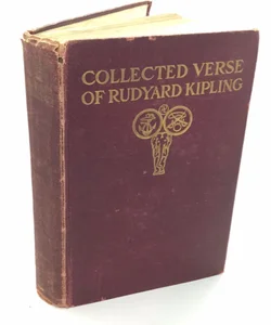 Antique 1910 Collected Verse of Rudyard Kipling 