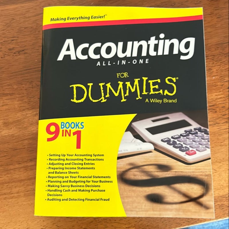 Accounting All-In-One for Dummies