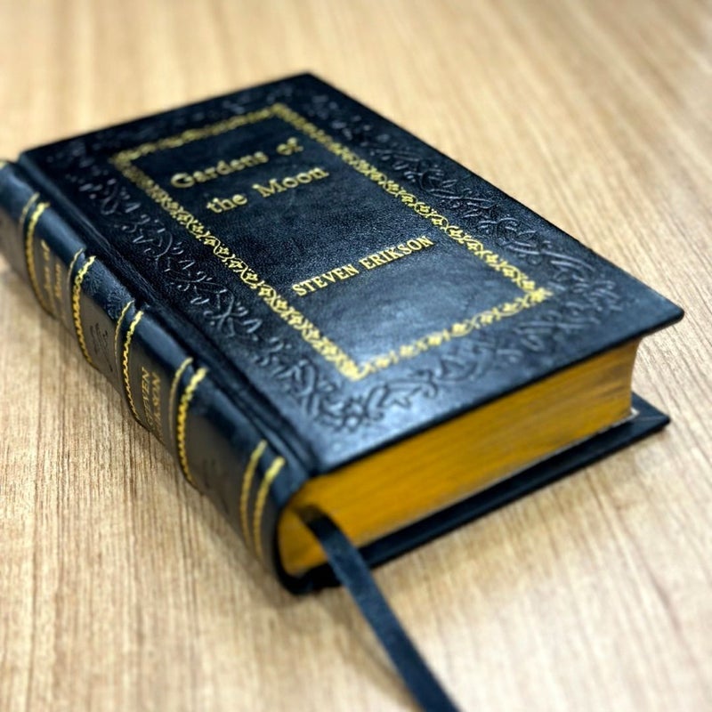 Gardens of the Moon by Steven Erikson Leather-Bound