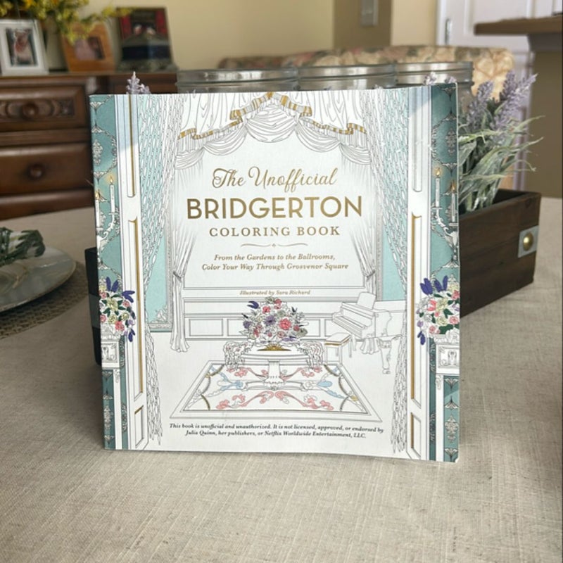 The Unofficial Bridgerton Coloring Book