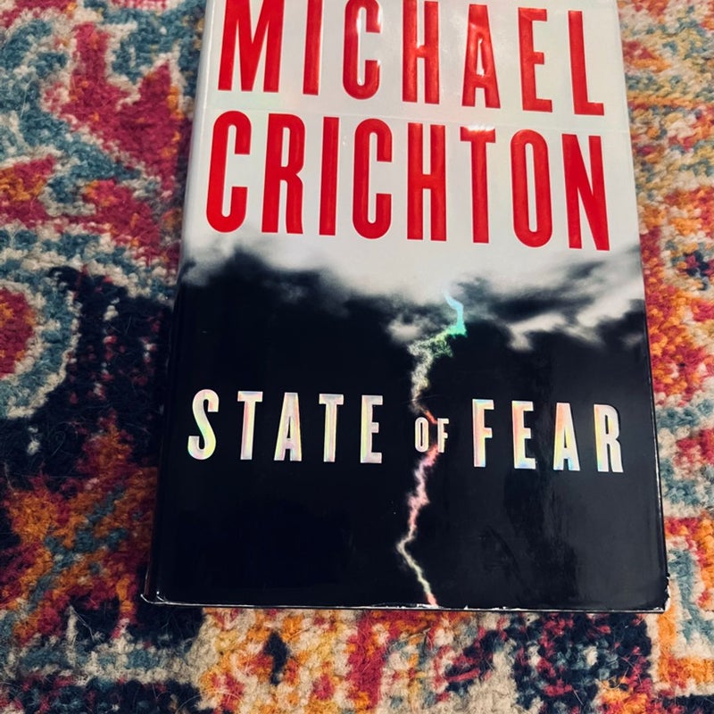 State of Fear by Michael Crichton (2004, Hardcover) First Edition VG