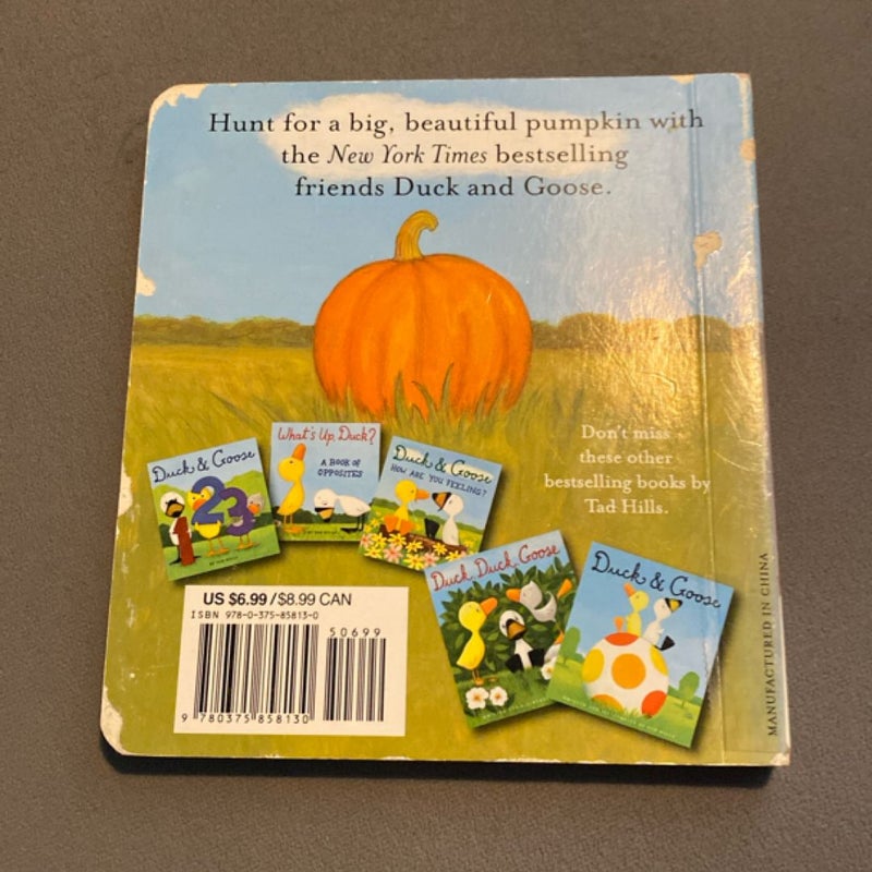 Duck and Goose, Find a Pumpkin (Oversized Board Book)