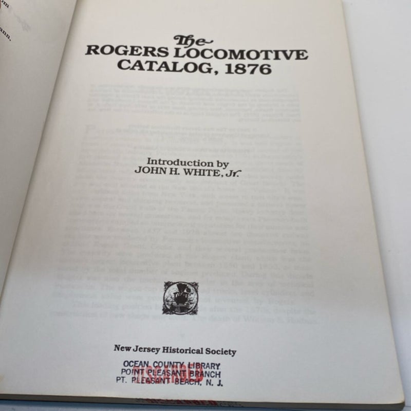 The Rogers Locomotive Catalog, 1876
