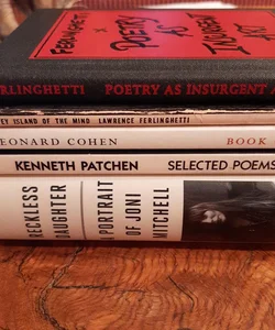 Poetry as insurgent art; Coney Island of the Mind; Book of Mercy; Selected Poems; Reckless Daughter