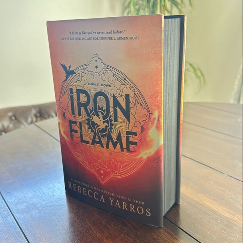 Iron Flame (Sprayed Edges)