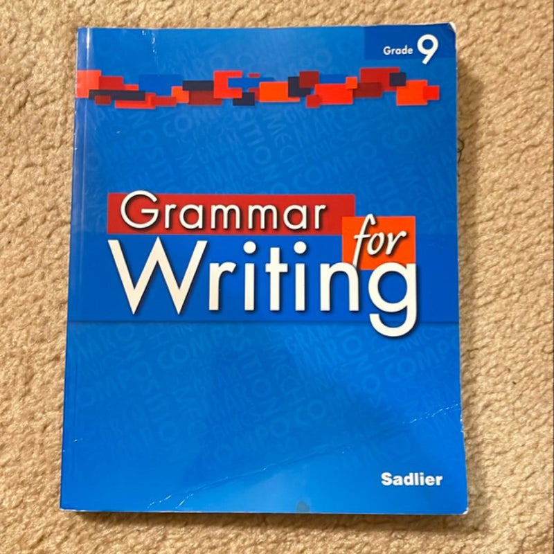 Grammar for Writing