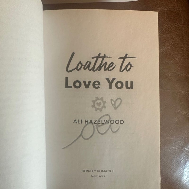 Signed Ali hazelwood set love on the brain love theoretically love hypothesis