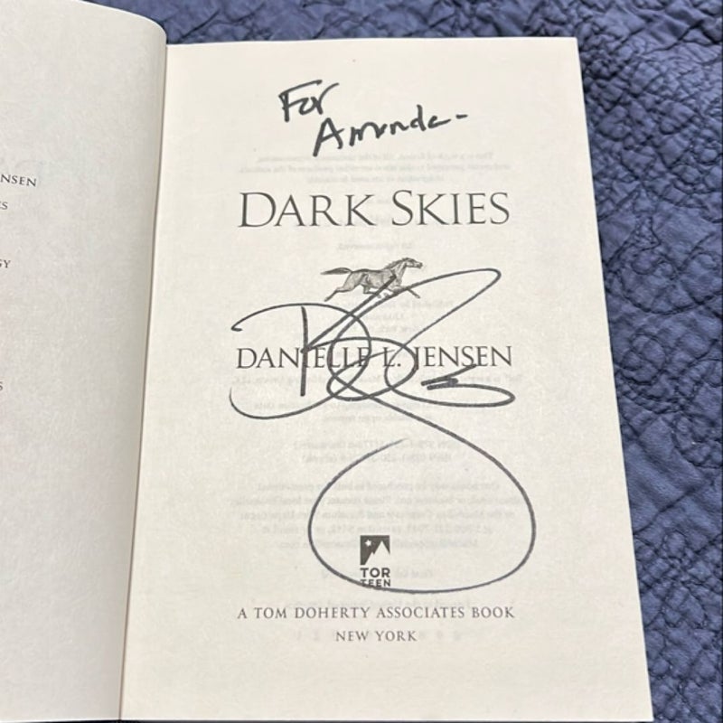 SIGNED TO AMANDA: Dark Skies