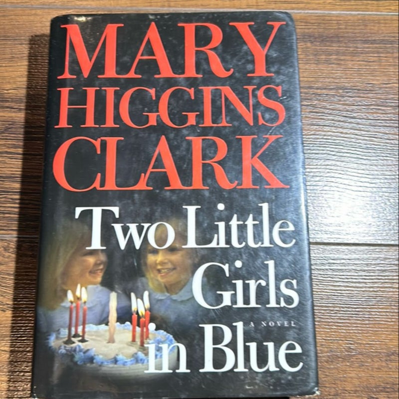 Two Little Girls in Blue