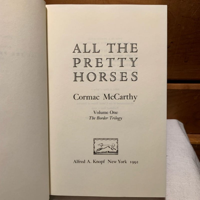 All the Pretty Horses (HC)