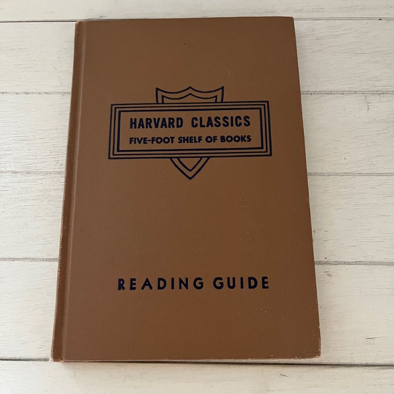 Vintage Harvard Classic Five Foot Shelf of Books Reading Guide