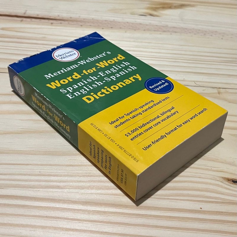 Merriam-Webster's Word-For-Word Spanish-English Dictionary