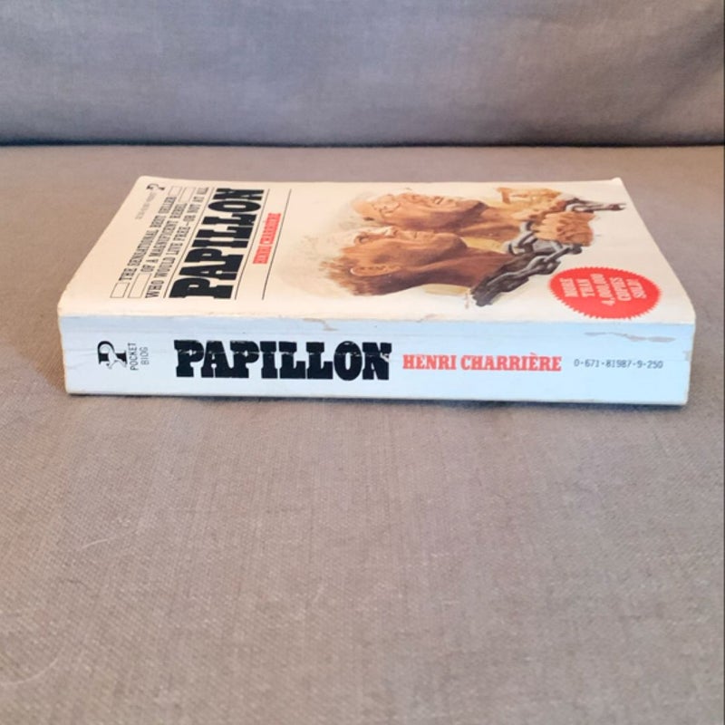 PAPILLON- Mass market paperback