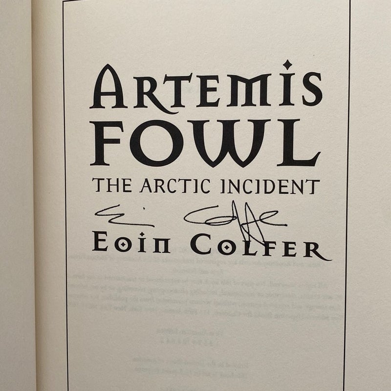 Artemis Fowl the Arctic Incident—Signed