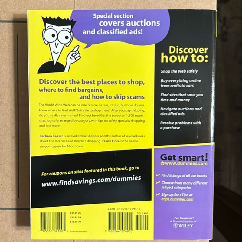 2005 Online Shopping Directory for Dummies