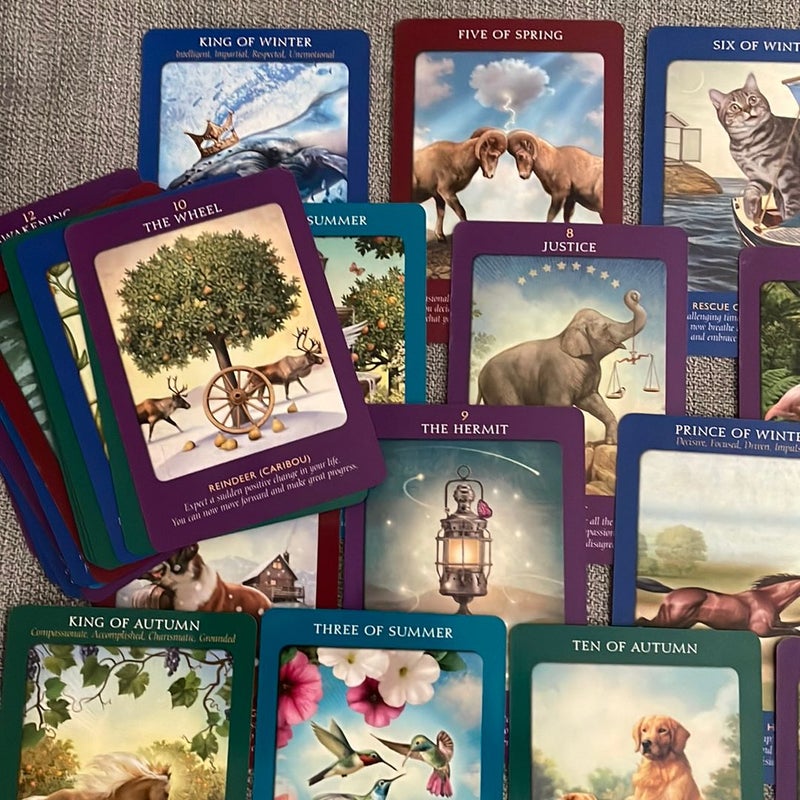 Rare, Out of Print Animal Tarot Card Deck, Doreen Virtue