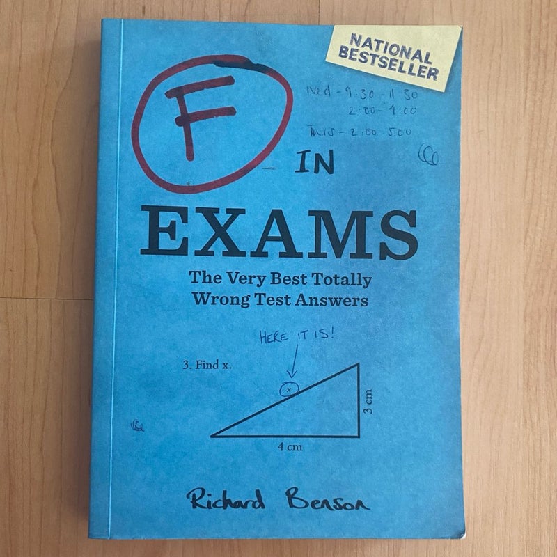 F in Exams: the Very Best Totally Wrong Test Answers