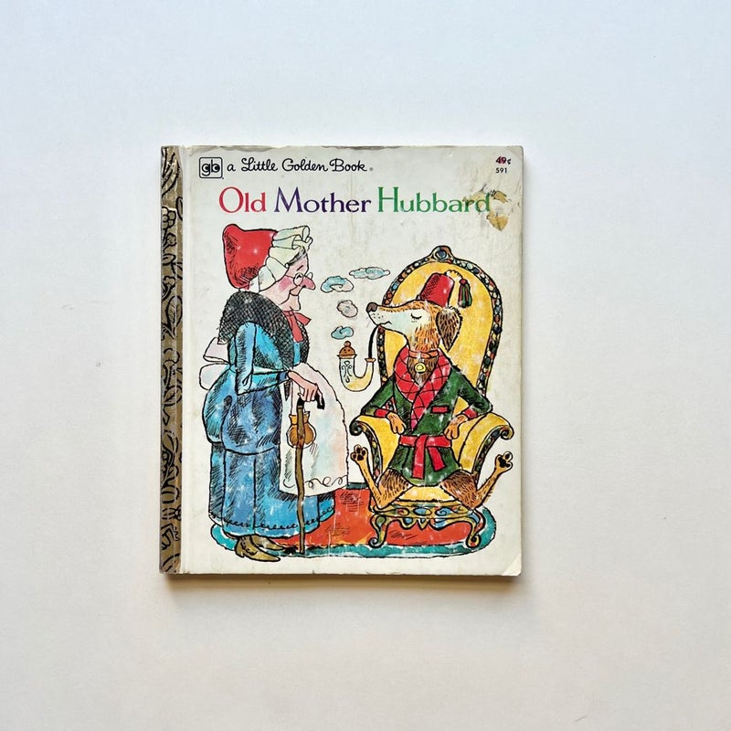 Vintage Little Golden Book: Old Mother Hubbard