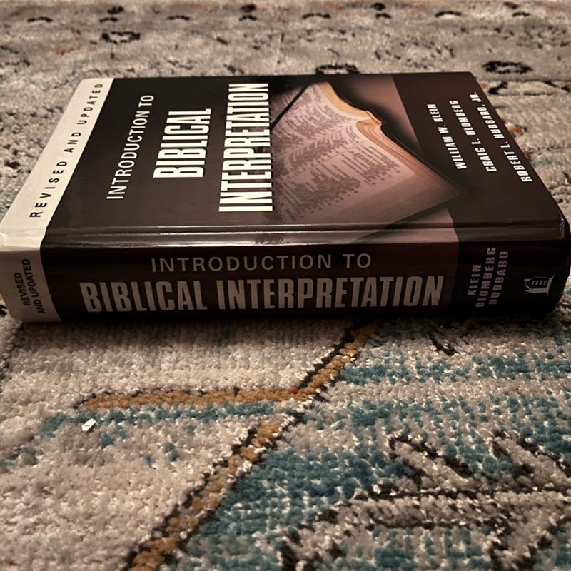 Introduction to Biblical Interpretation
