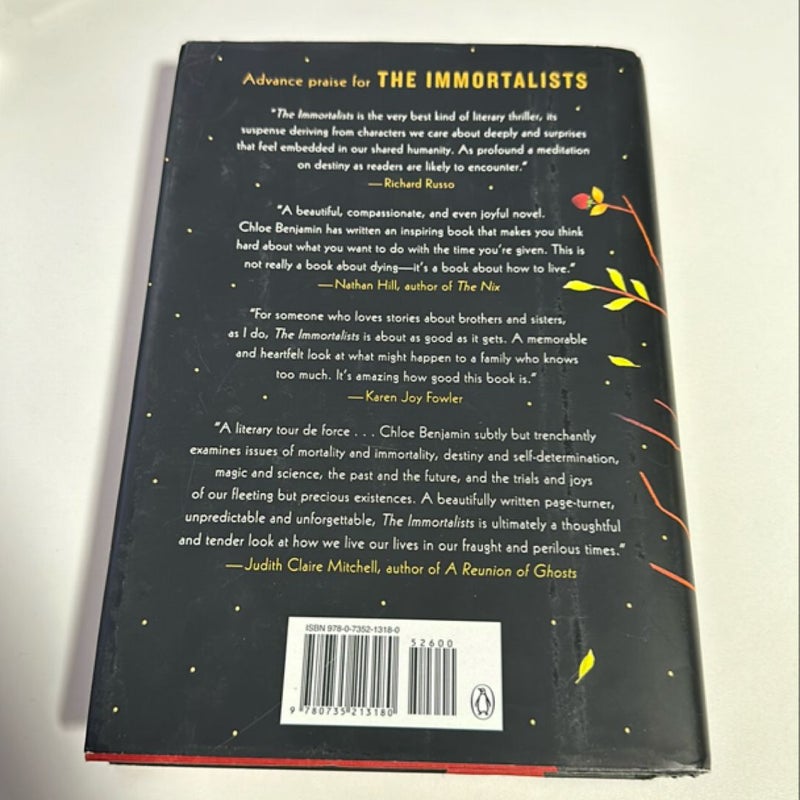 The Immortalists (Signed and Personalized to “Liz”)