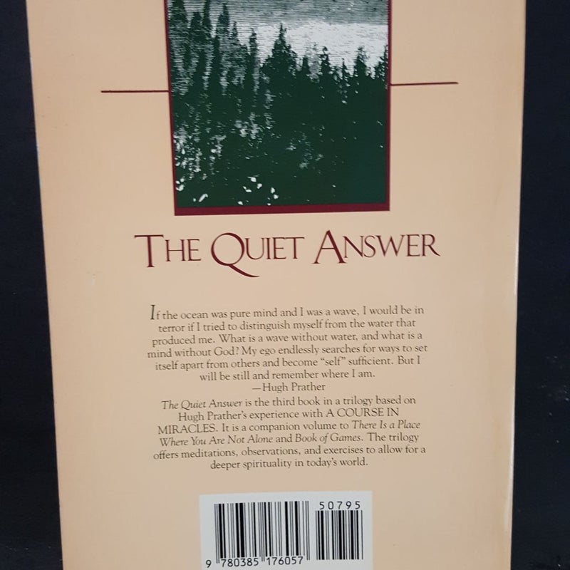 The Quiet Answer