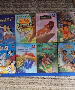 Set of 8 Walt Disney Storybooks from the Disney Wonderful World of Reading Book Club