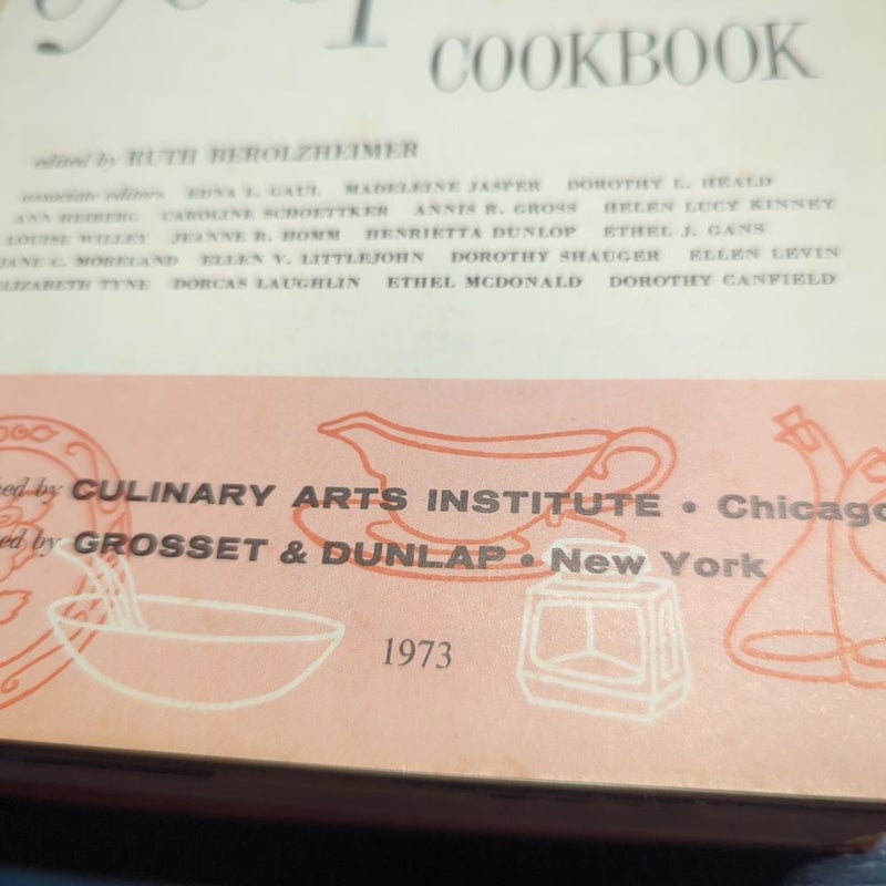 1973 culinary arts institute encyclopedic cookbook