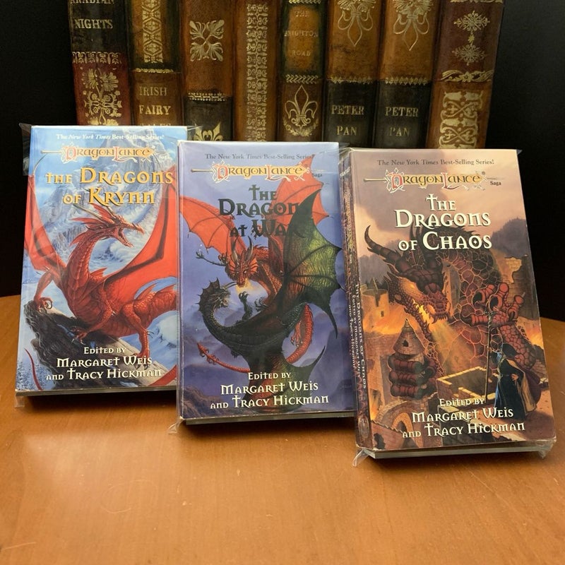 DragonLance: Complete Dragon Anthology Trilogy Set: The Dragons of Krynn, The Dragons at War, The Dragons of Chaos