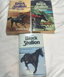 The Black Stallion Bundle. 3 Antique/Vintage Paperbacks