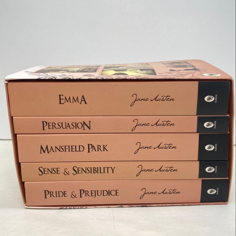 Greatest Works of Jane Austen (Set of 5 Books)