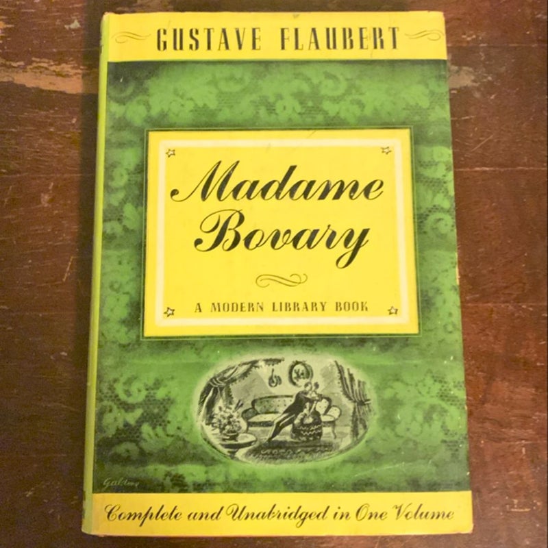 MADAME BOVARY- Modern Library Hardcover!