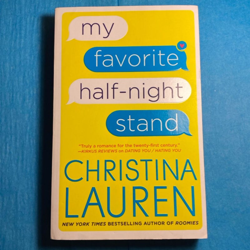 My Favorite Half-Night Stand OOP First Edition 