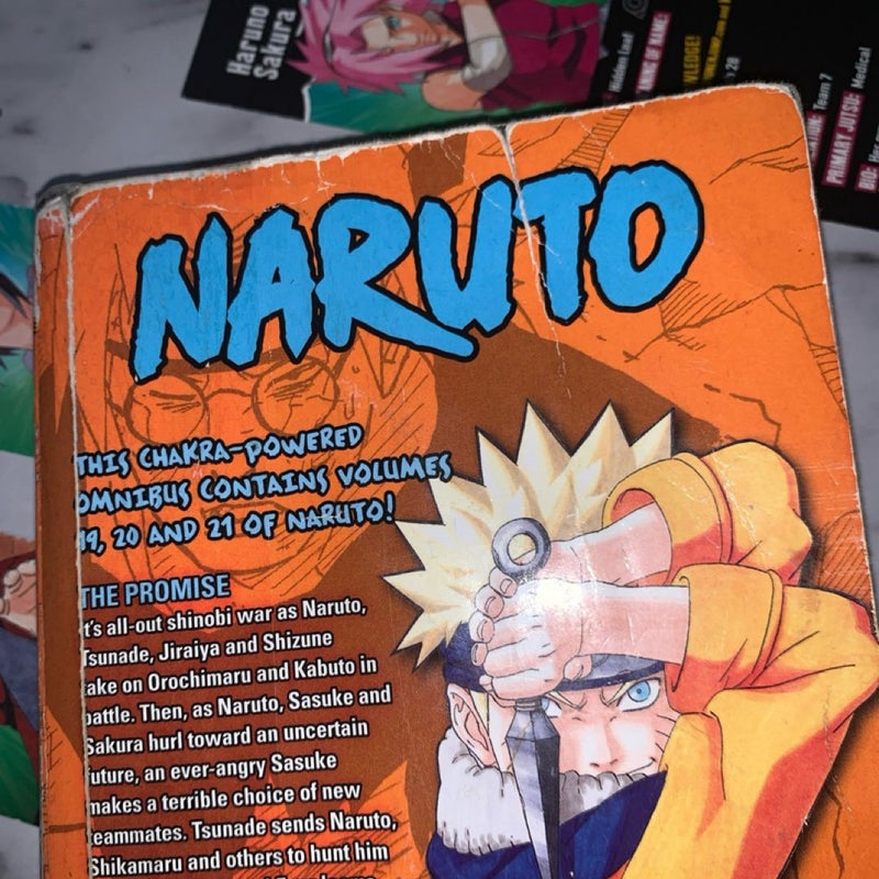 Naruto (3-in-1 Edition),Vol. 7: Includes vols. 19, 20 & 21,Volume 33 And 4 Cards