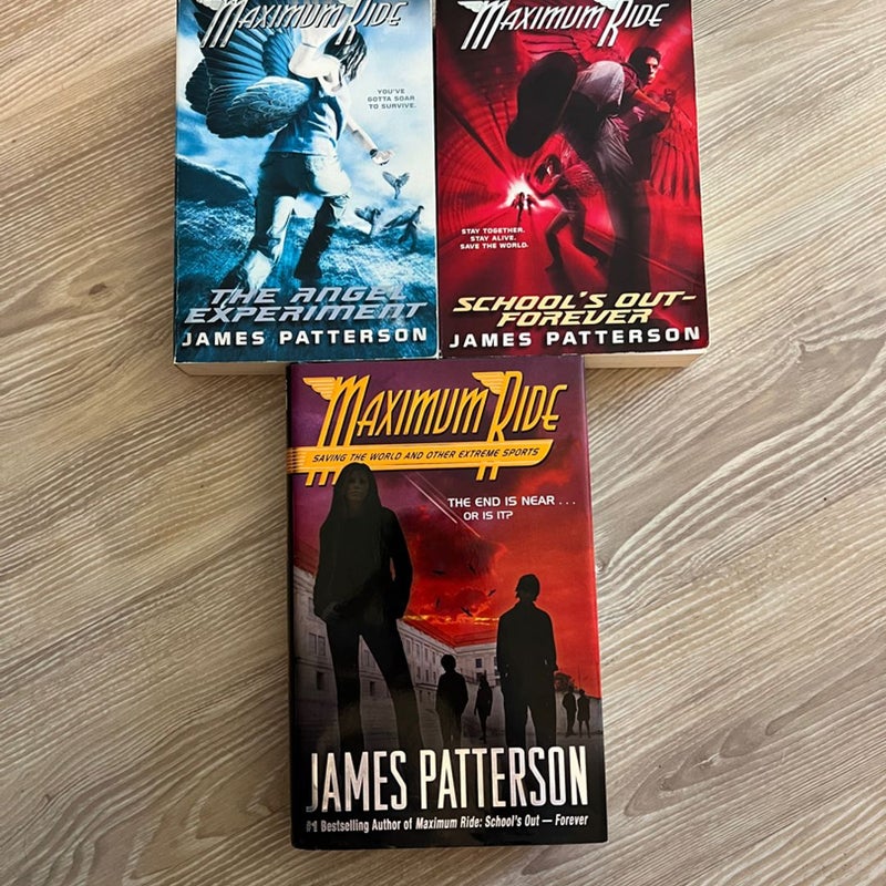 Maximum Ride books 1-3