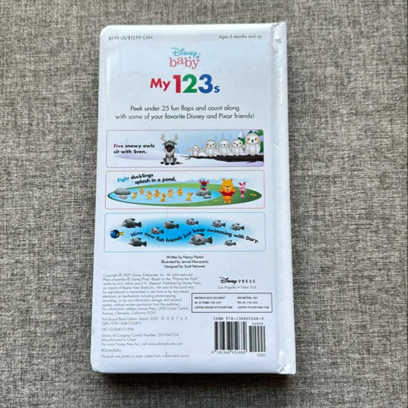 Disney Baby: My 123s (Boardbook)