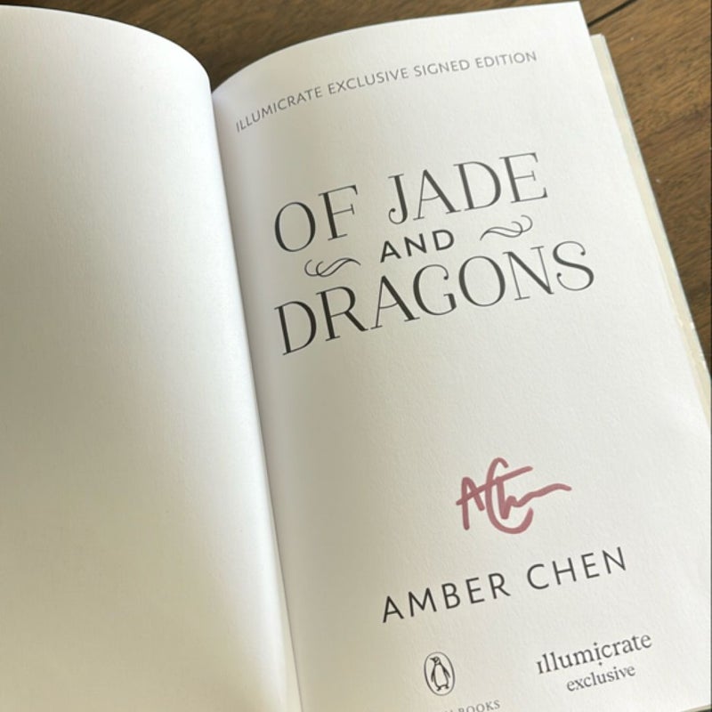 Of Jade and Dragons SIGNED Illumicrate Edition