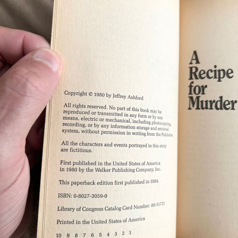 A Recipe for Murder 2231
