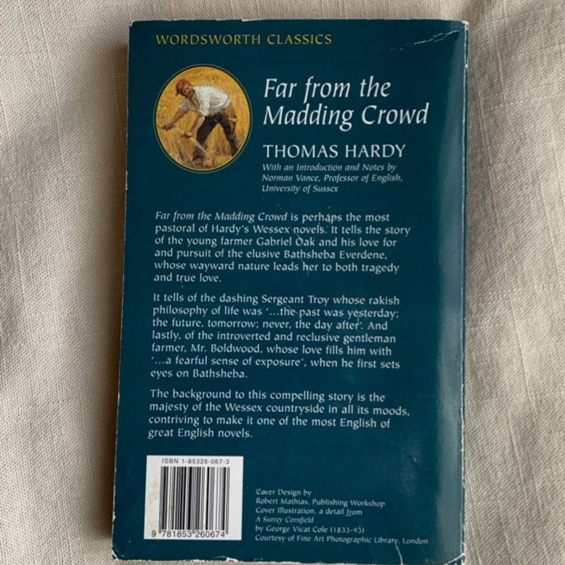 Far from the Madding Crowd