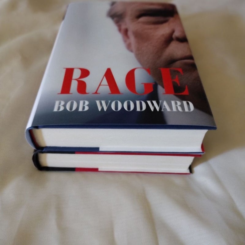 Rage and  Fear Novels By Bob Woodward 