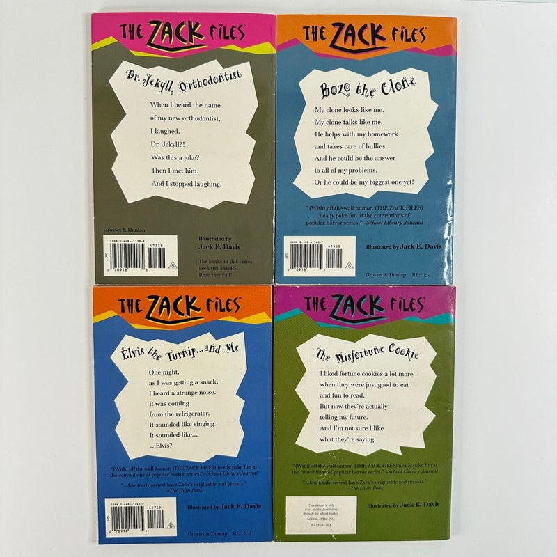 The Zack Files book bundle, 4 books