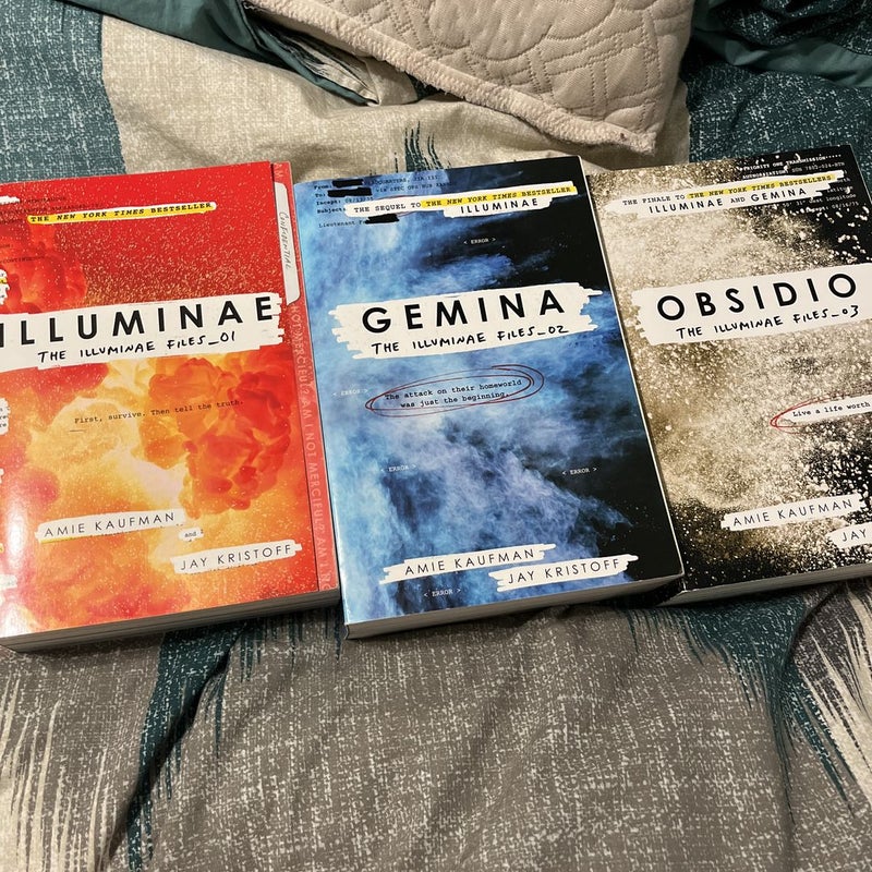Illuminae 3 book series bundle