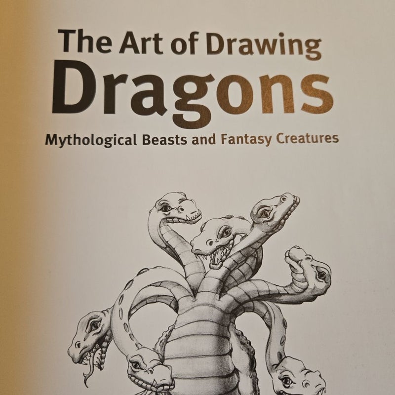 Dragons (the Art of Drawing) super drawing details 141 pages very great fantasy fun