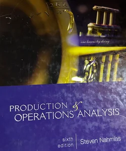 Production & Operations Analysis