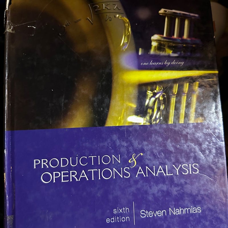 Production & Operations Analysis