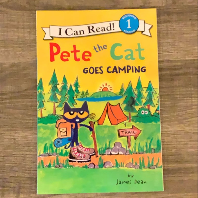 Pete the Cat Goes Camping