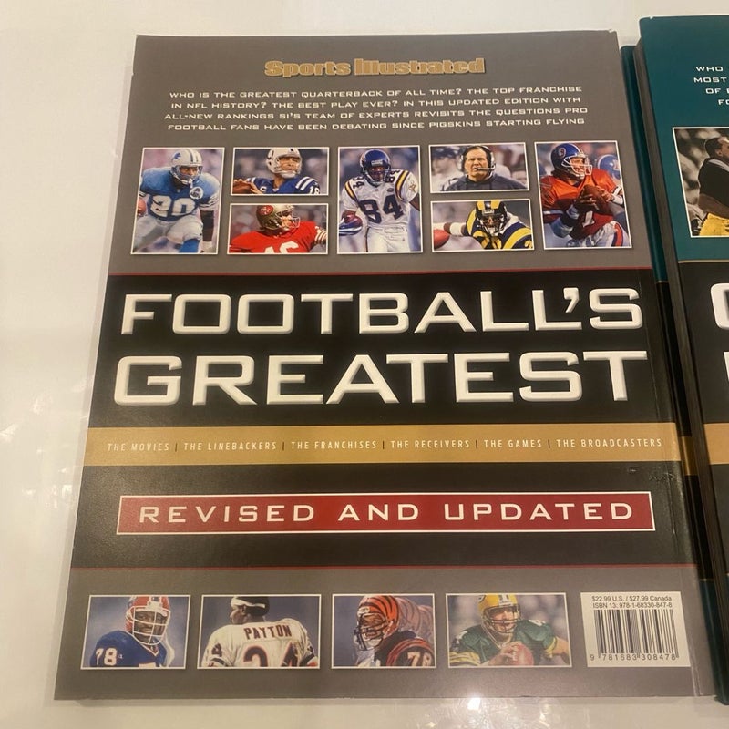 Bundle of Sports Illustrated Football Books