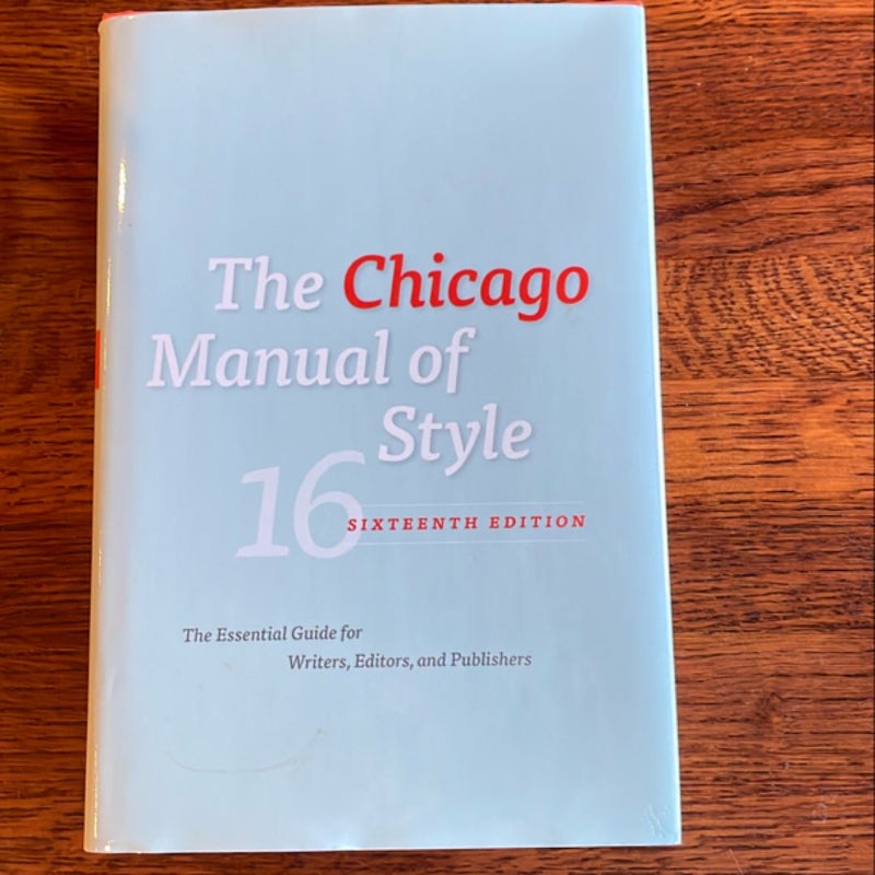 The Chicago Manual of Style