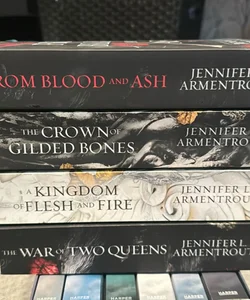 From Blood and Ash -Books 1-3 hand signed, book 4 stamped bookplate 